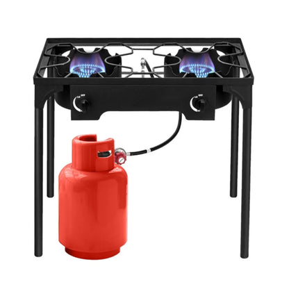 Portable Outdoor Propane Gas Cooker, Cast Iron