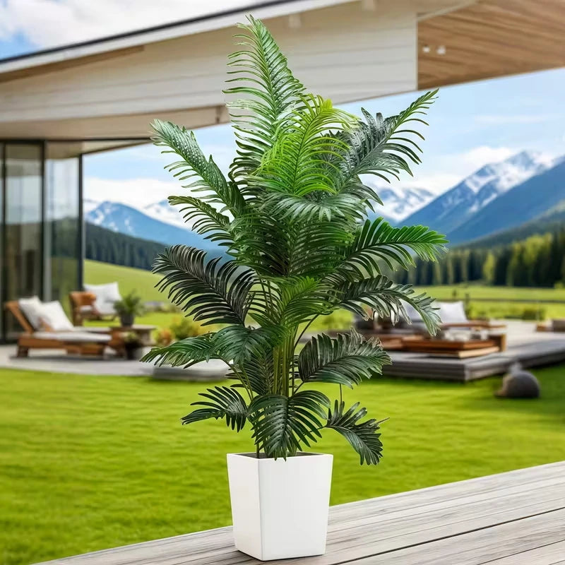 35" Artificial Giant Palm Tree, Life Like Leaves 2pcs.