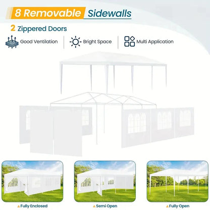 10'x10'/10'x20'/10'x30'- Outdoor Waterproof Party Tent(s) w/Removable Sidewalls,