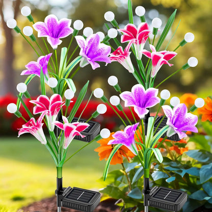 Solar Firefly Swaying Lights w/Colorful LED