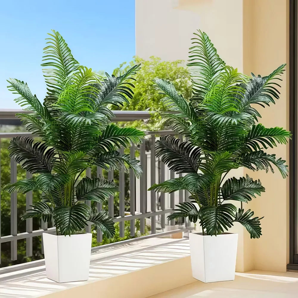 35" Artificial Giant Palm Tree, Life Like Leaves 2pcs.