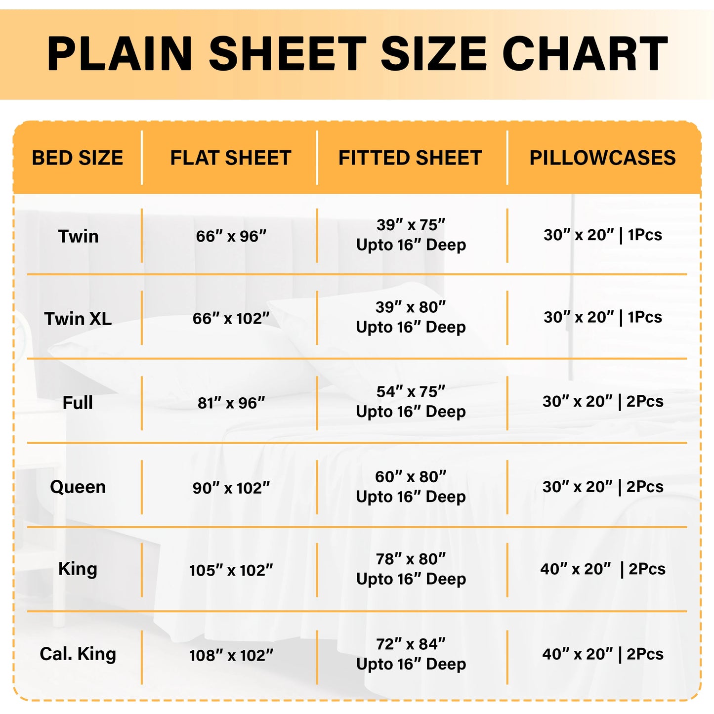6pc Set, Brushed Microfiber, Embroidered & Plain Pillowcases