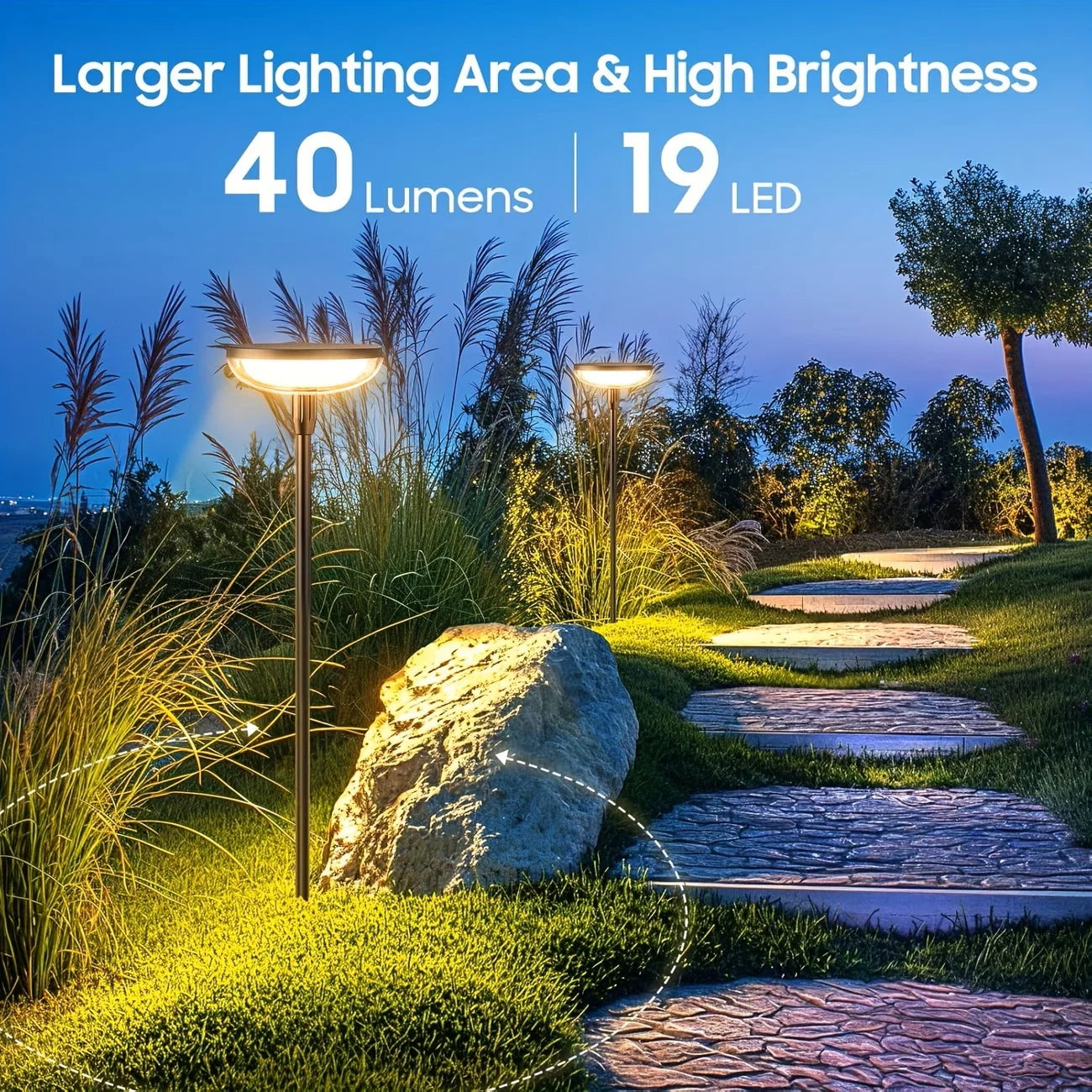 Waterproof Solar Powered Outdoor Lights, Swaying Light