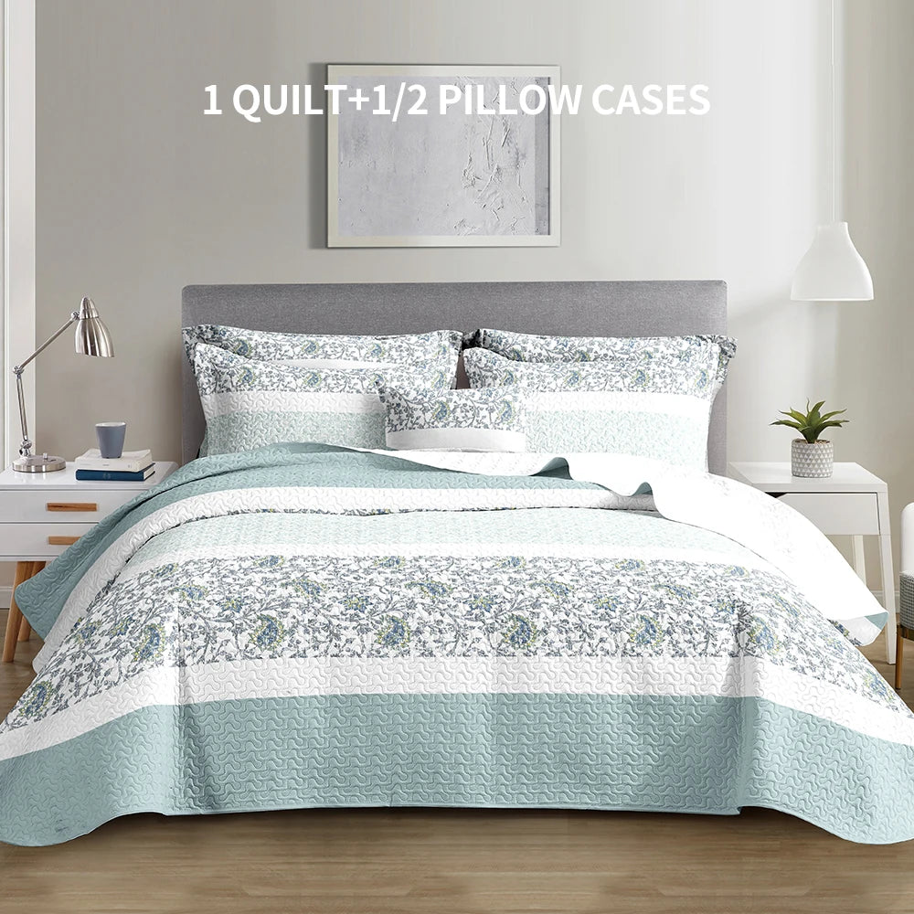 Bed Cover Set, Multi-Size, All-Season (1 bed cover, 1-2 pillowcases)