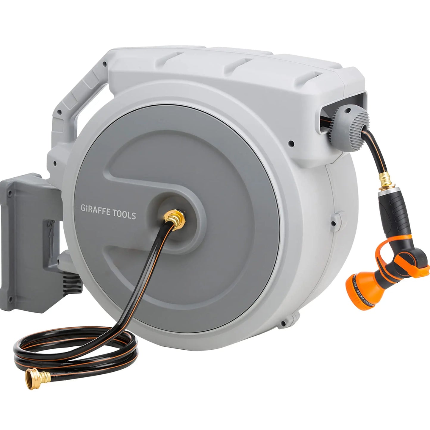 Retractable Wall Mount Garden Hose, 5/8" x 90'