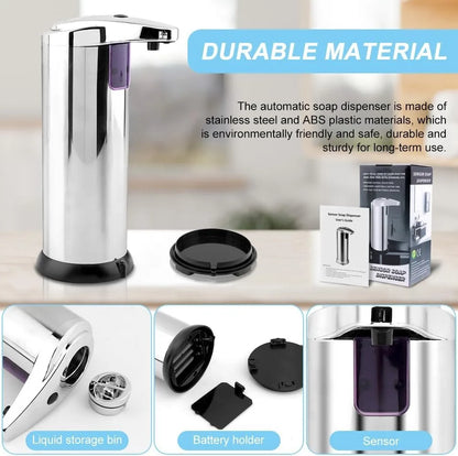 Large Touchless Automatic Soap Dispenser w/Infrared Sensor
