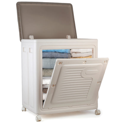 Foldable Storage with Wheels – Large Capacity, Household Organizer