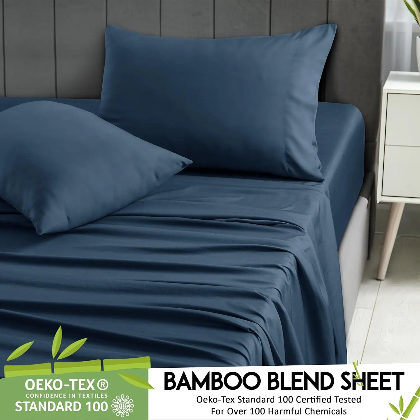 Bamboo Rayon Blend Viscose Sheet Sets, Breathable & Soft