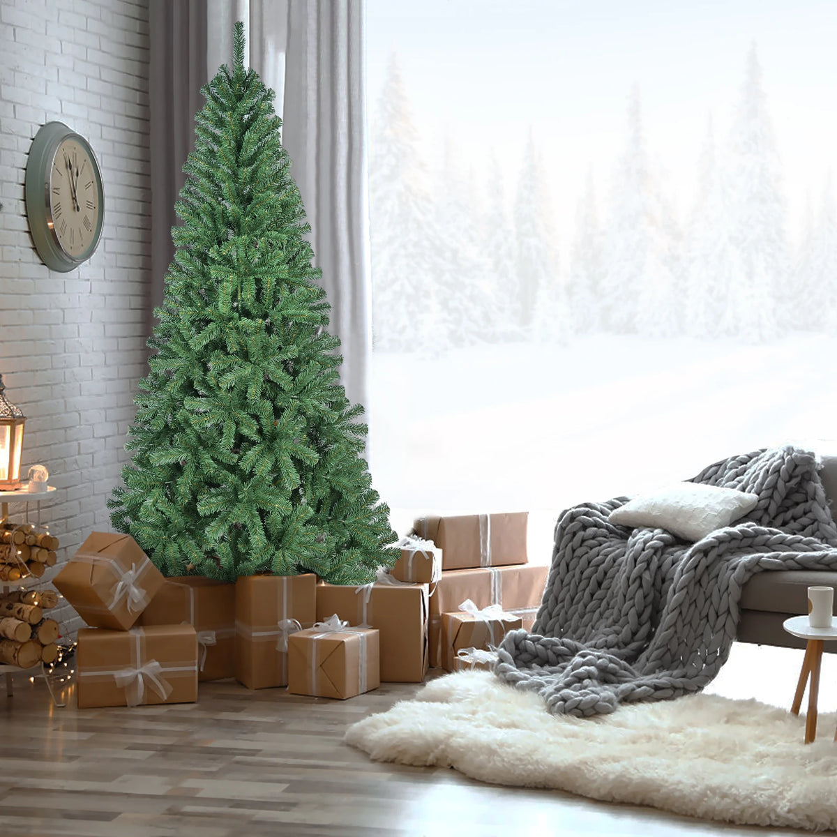 Giant Artificial Standing Christmas Tree