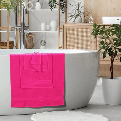Ultra Soft 6-Pack Cotton Towel Set: 2 Bath, 2 Hand, 2 Wash Cloths