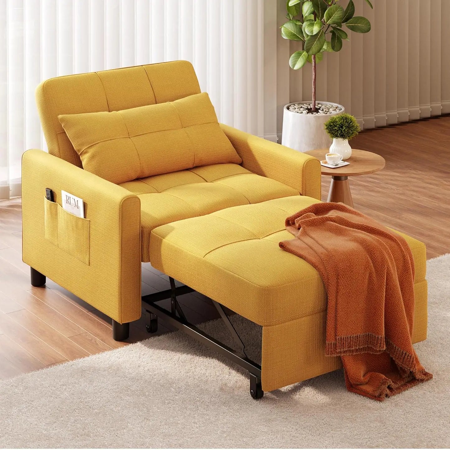 Convertible Sleeper Sofa Bed 3-in-1, Adjustable