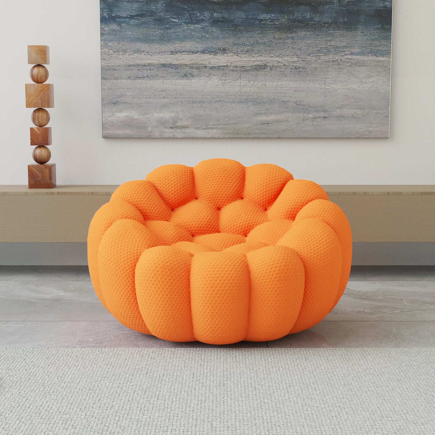 49'' Oversized Boneless Bubble Couch, Chair