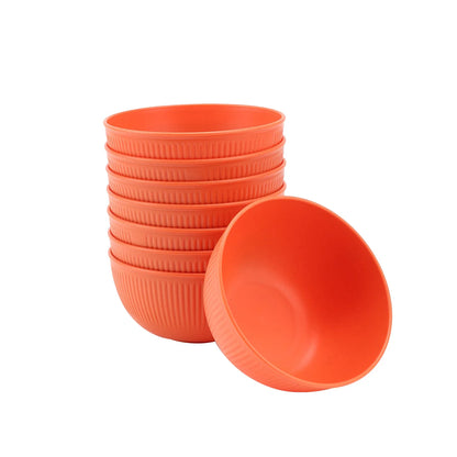 8pcs high-value anti-fall plastic bowls