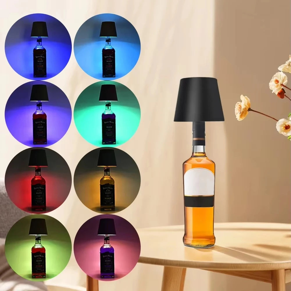 Touch LED Bottle Lamp, USB Rechargeable Mood Bottle Lamp