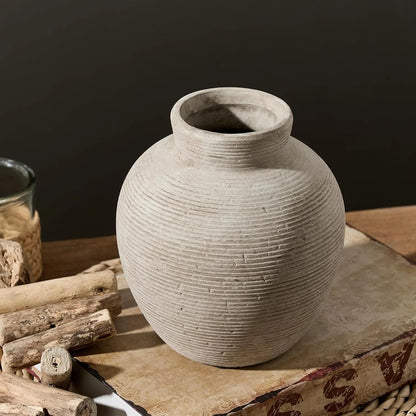 Farmhouse Table Rustic Vintage Ceramic Flower Vase
