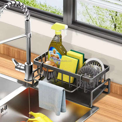 Carbon Steel Kitchen Sink Drainage, Storage Rack