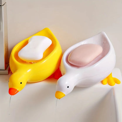Cute Self Draining "Duck" Soap Holder