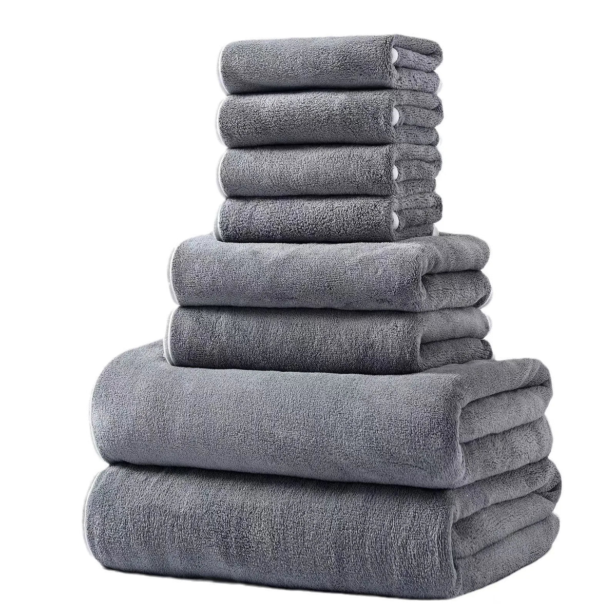 100% Cotton Super Absorbent Bathroom Towels Set