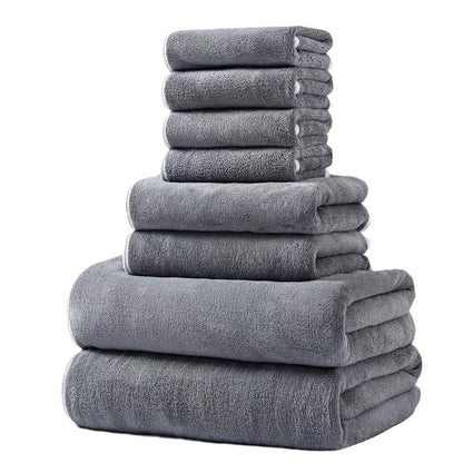 100% Cotton Super Absorbent Bathroom Towels Set