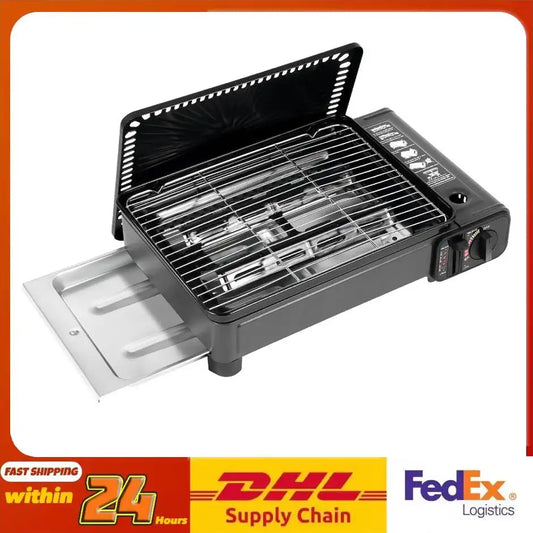 Portable Gas Stove, Adjustable Flame Lightweight Durable