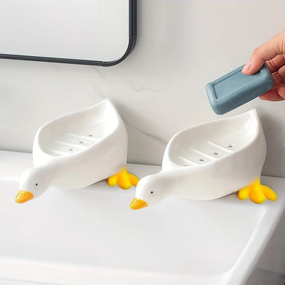 Cute Self Draining "Duck" Soap Holder