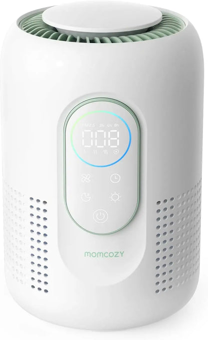 4-in-1 Filter Air Purifier w/H13 HEPA & Carbon, Real-time PM2.5 Air Monitor,