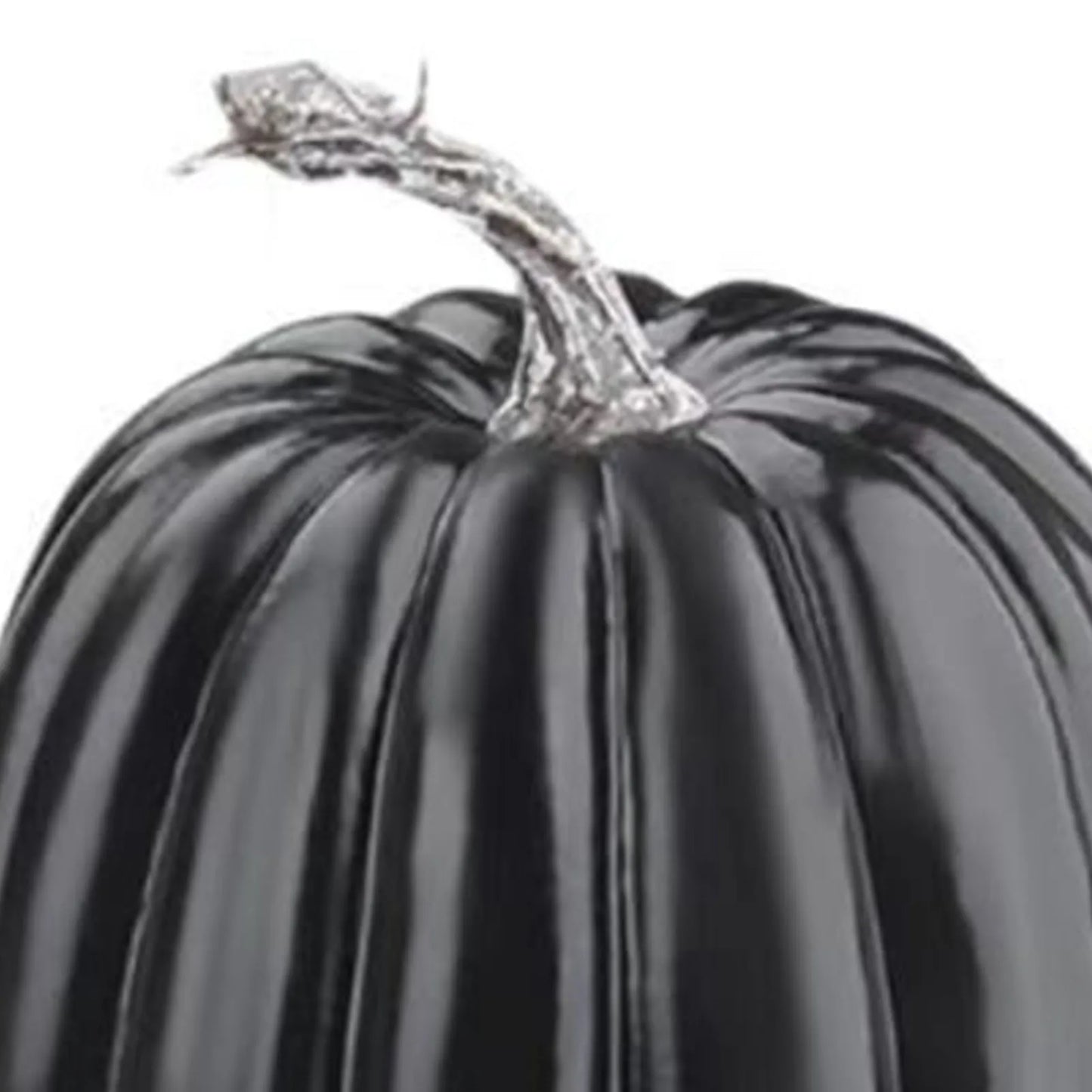 14pc Creative Black Artificial Pumpkin, Lightweight, Reusable