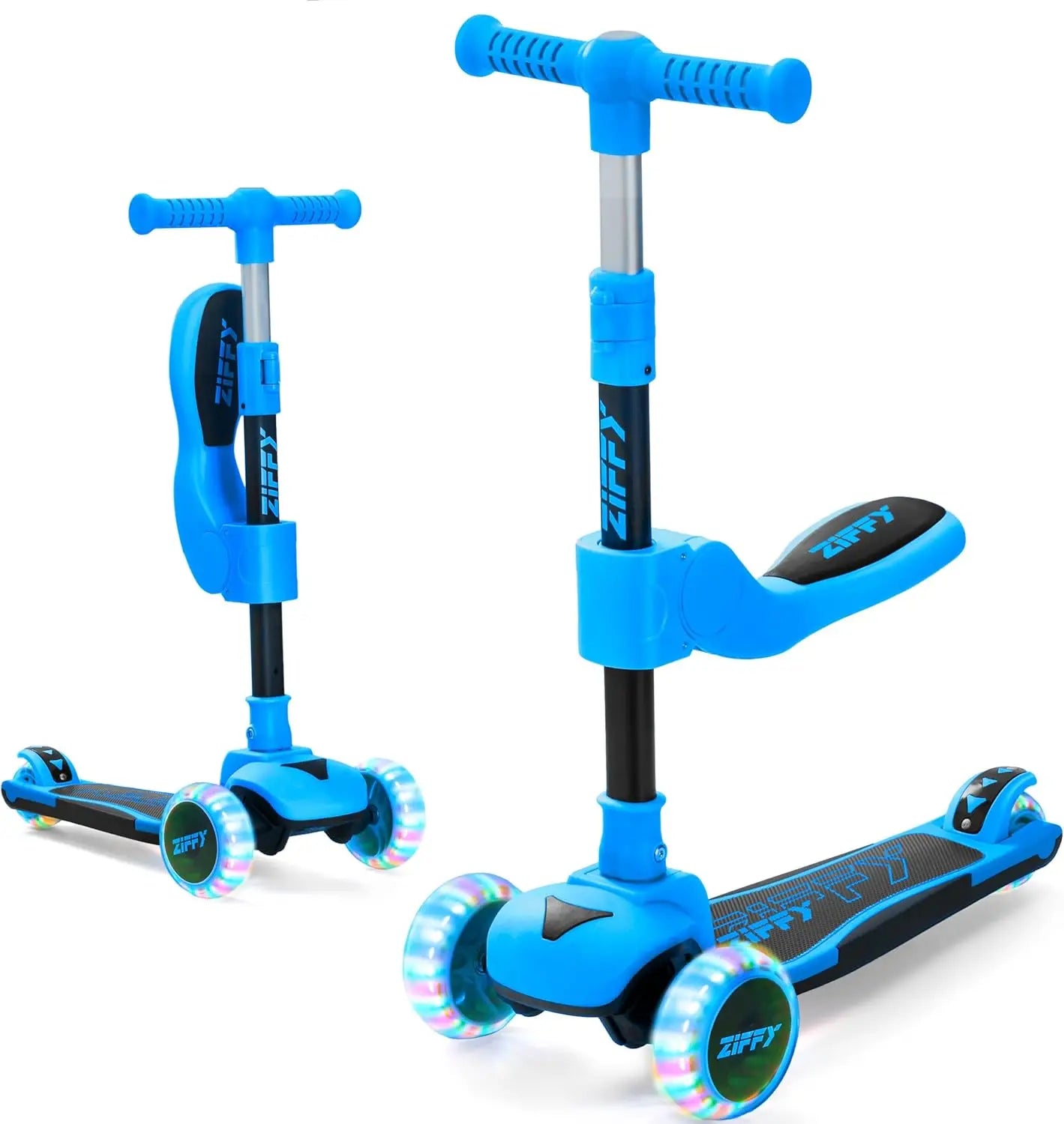 2 in 1 Toddler 3 Wheel Scooter, Adjustable Handlebars