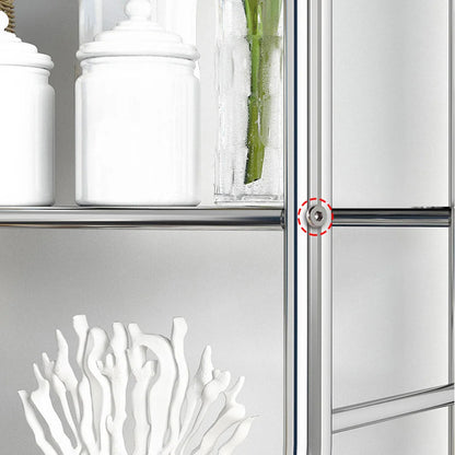 3-Tier Freestanding Over Toilet Storage Shelves, Paper Holder