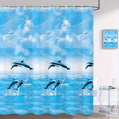 Colorful Sea Life Shower Curtain