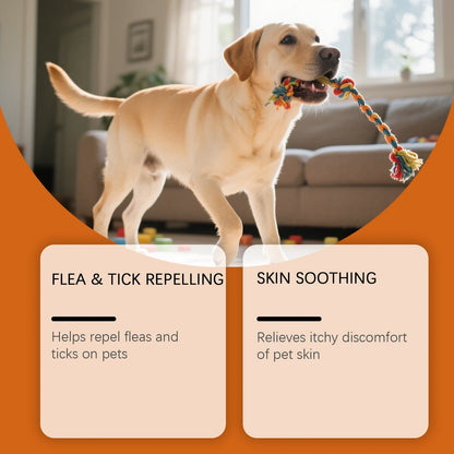 Gentle Anti Flea Tick Dog, Cat Grooming Shampoo
