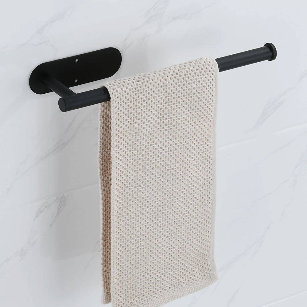 Hand Towel Holder for Bathroom, Kitchen, Adhesive