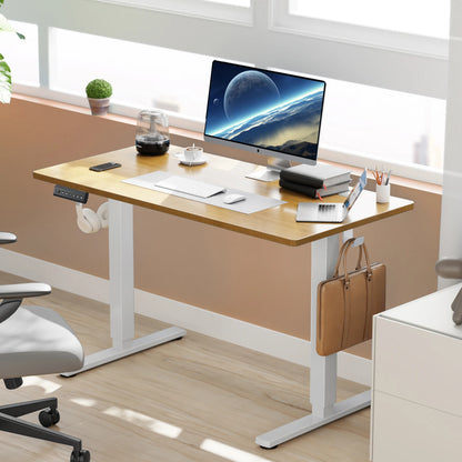 Sit, Standup Adjustable 40"x24" Computer Desk Workstation