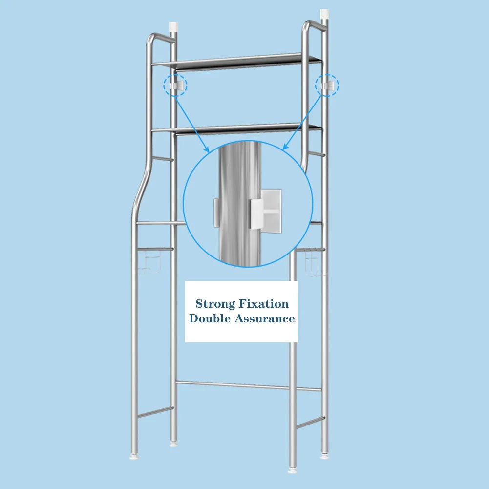 3-Tier Freestanding Over Toilet Storage Shelves, Paper Holder