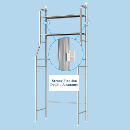 3-Tier Freestanding Over Toilet Storage Shelves, Paper Holder