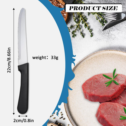 36pc Set of Steak Knives, Cutlery Practical, High Quality Plastic Handle