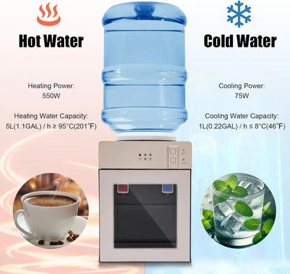 5 Gallon Top Loading  HOT and COLD Water Dispenser