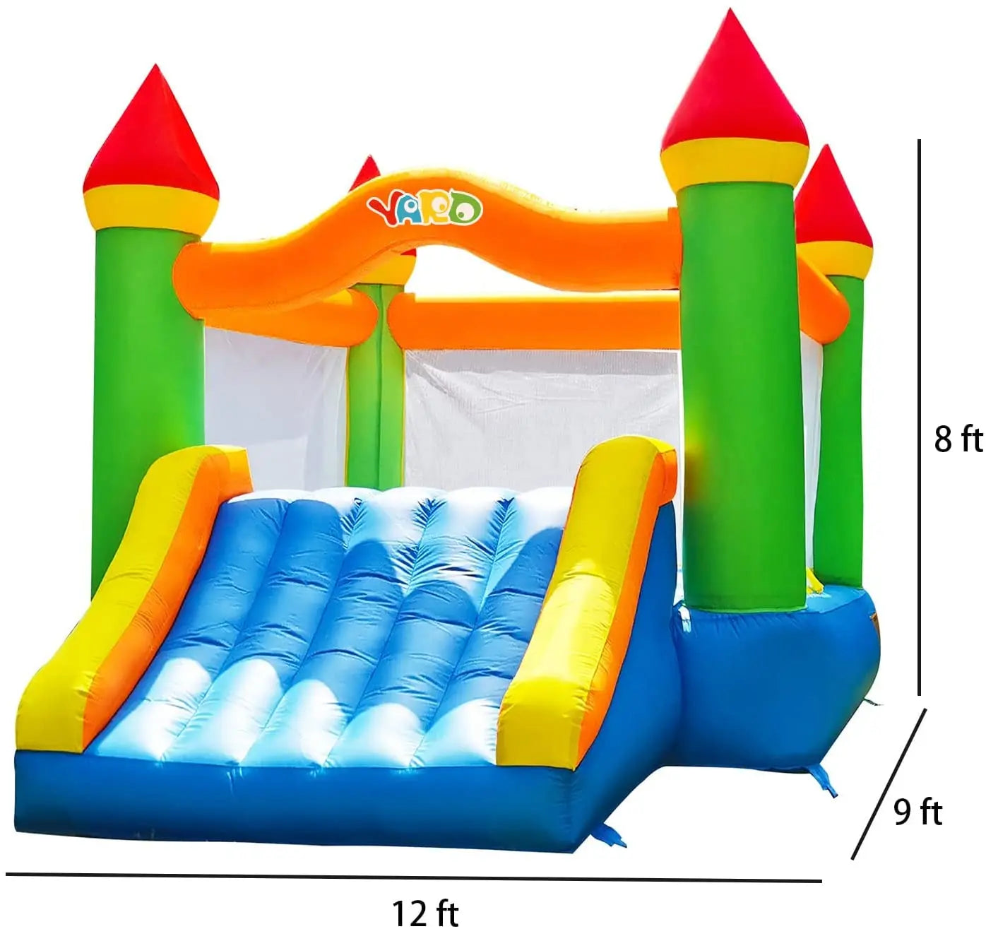 Inflatable Bounce House With Slide 12*9*8ft
