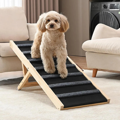 39.3" Folding, Adjustable Pet Ramp for Bed Adjustable