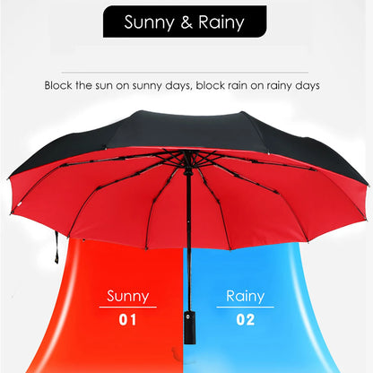 Extra Large, Ten Bone, Folding Umbrella