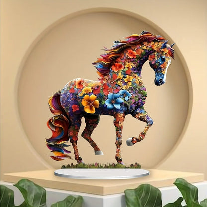 Colored Horse Statue Light Catcher
