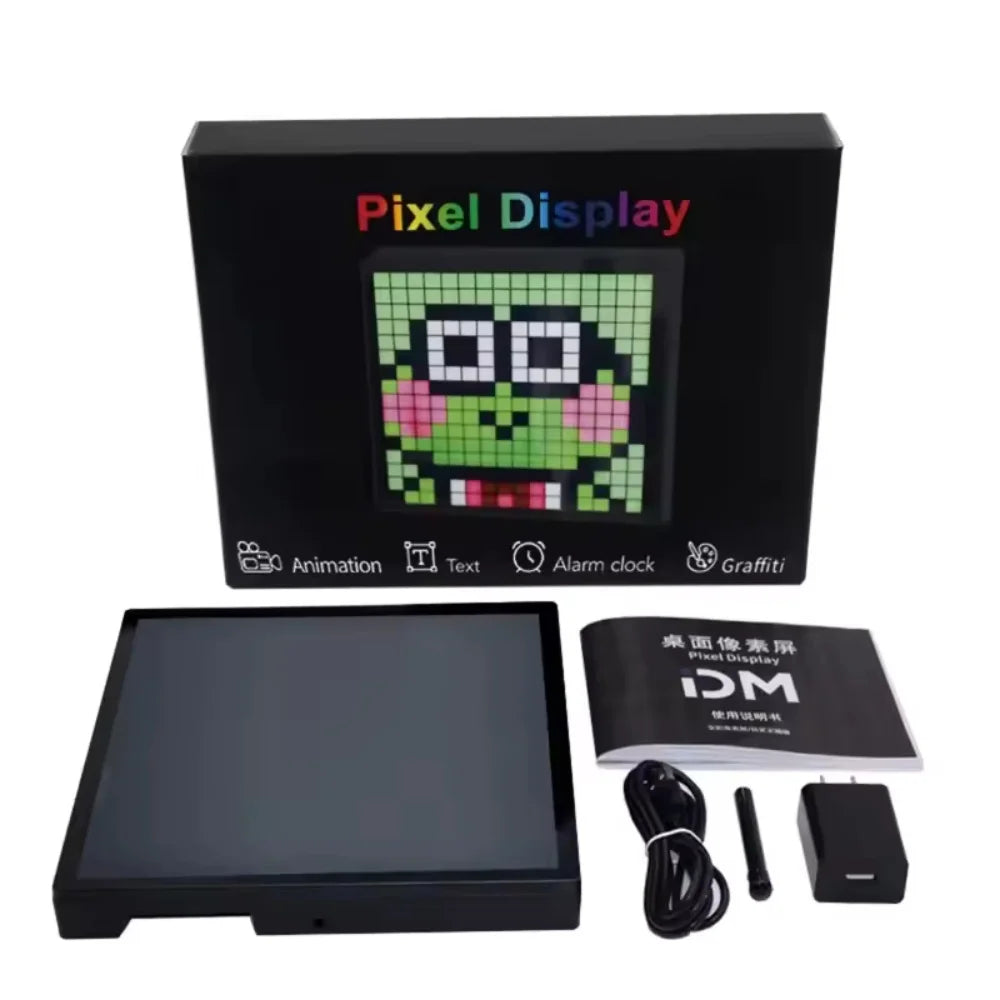 16"x16" Creative Pixel LED Pixel Display Night Light, Matrix Bluetooth Smart