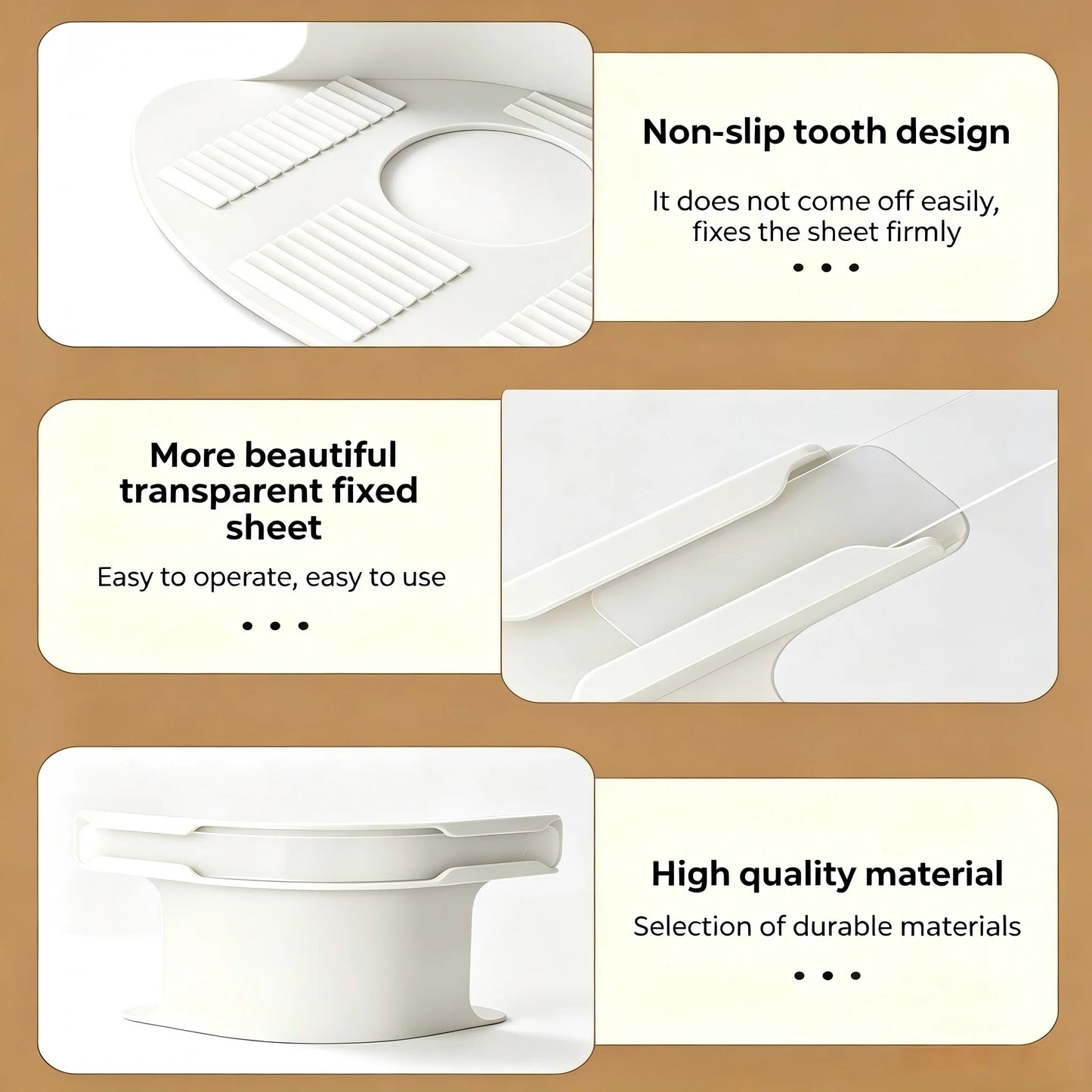 4pc Heavy Duty Bedsheet Tightener, Durable Grippers