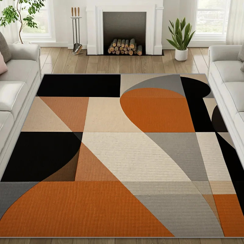 Anti-Slip Modern Minimalist Abstract Geometric Large Area Rug