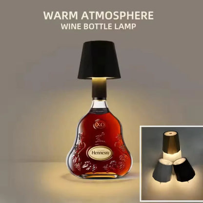 Wireless Touch Mini LED Lamp, Rechargeable Dimmable Warm Light