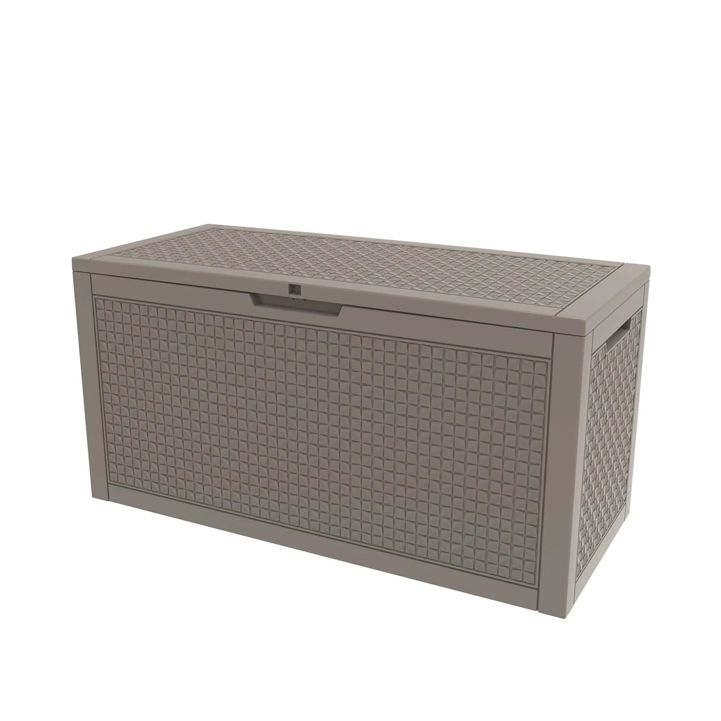 Lockable, Waterproof, 100 Gallon Resin Deck Box,