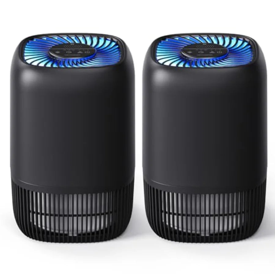 2pk, High Efficiency Air Purifiers for Dust, Pollen, Smoke, Odor's w/Fragrance Sponge