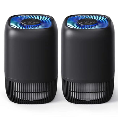 2pk, High Efficiency Air Purifiers for Dust, Pollen, Smoke, Odor's w/Fragrance Sponge