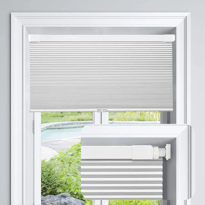 Cordless Cellular Shades, No Tools, No Drill, Black-out