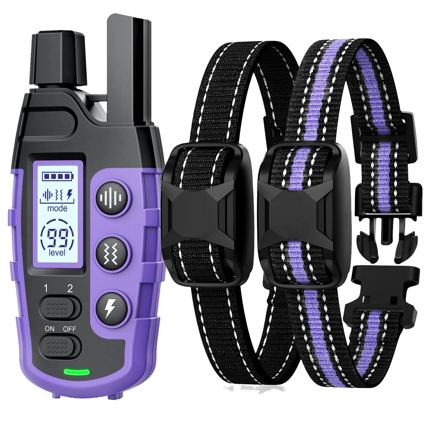 3300' Waterproof Dog Training Collar for 5-120lbs w/Remote Control